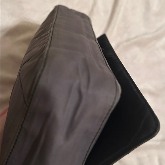 Prada Gray Nylon Black Link Strap Shoulder Bag - Picture 10 of 15